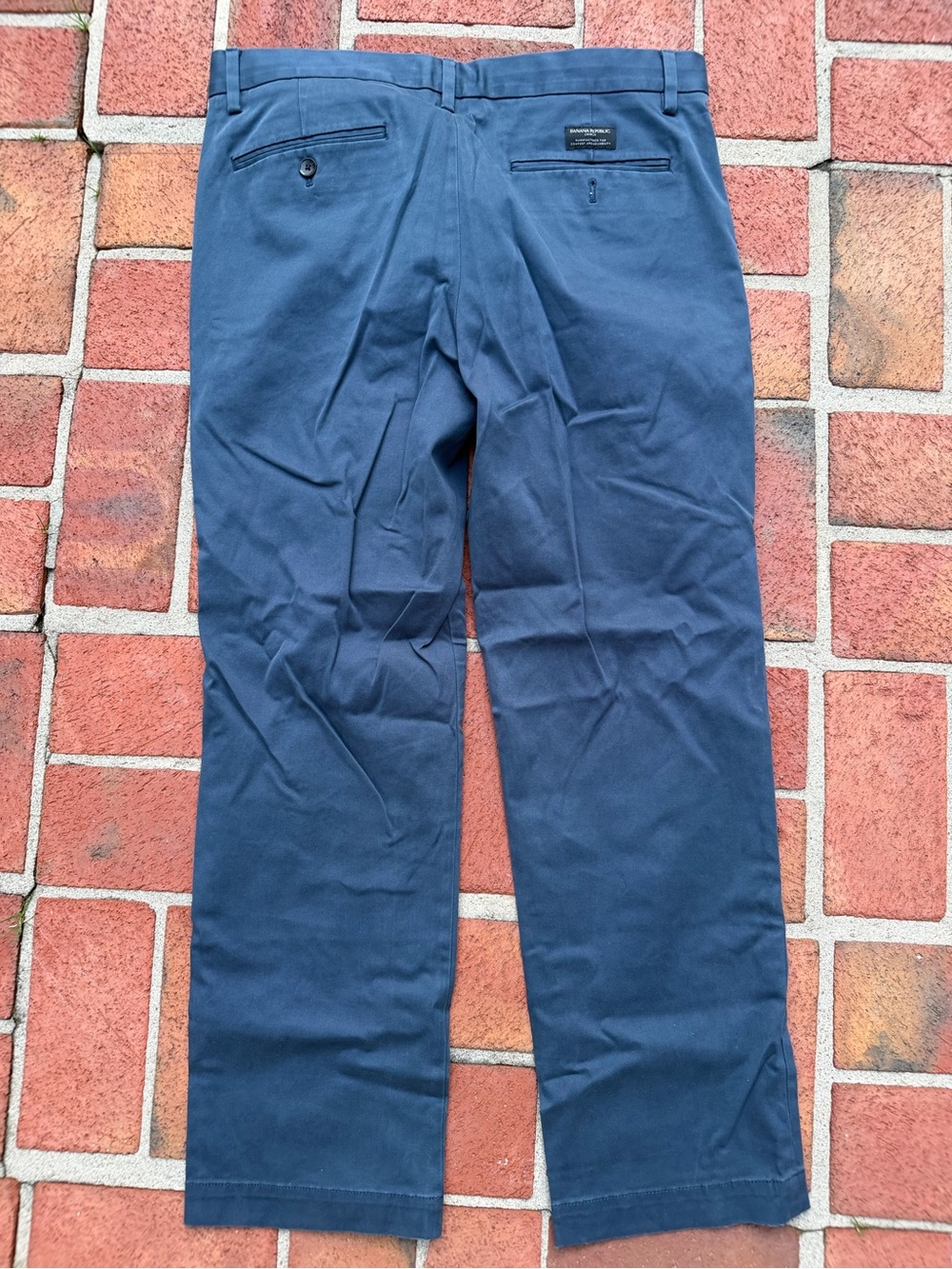 Banana Republic Navy Blue Chinos - Classic Fit